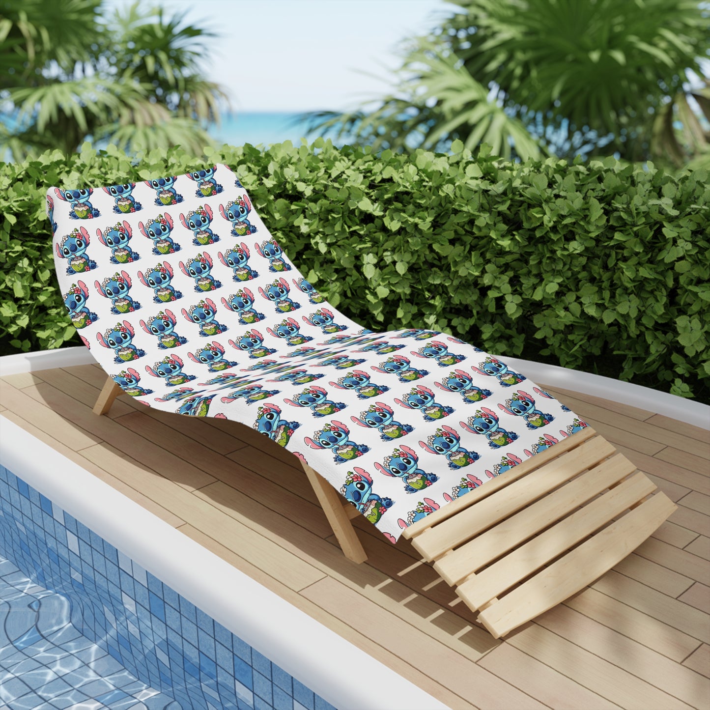 Stitch Pattern Beach Towel