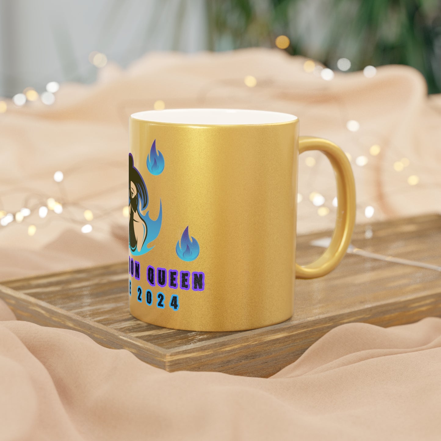 Nutrition Queen Metallic Mug