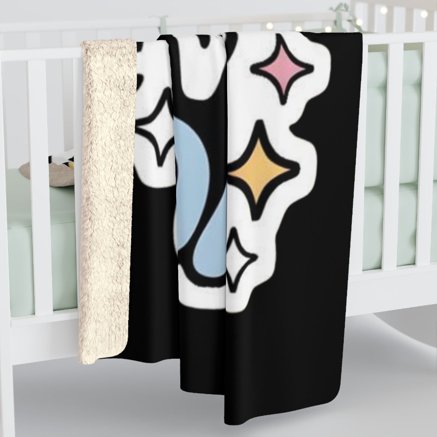 Shine Bright Every Day Inspiring Sherpa Blanket