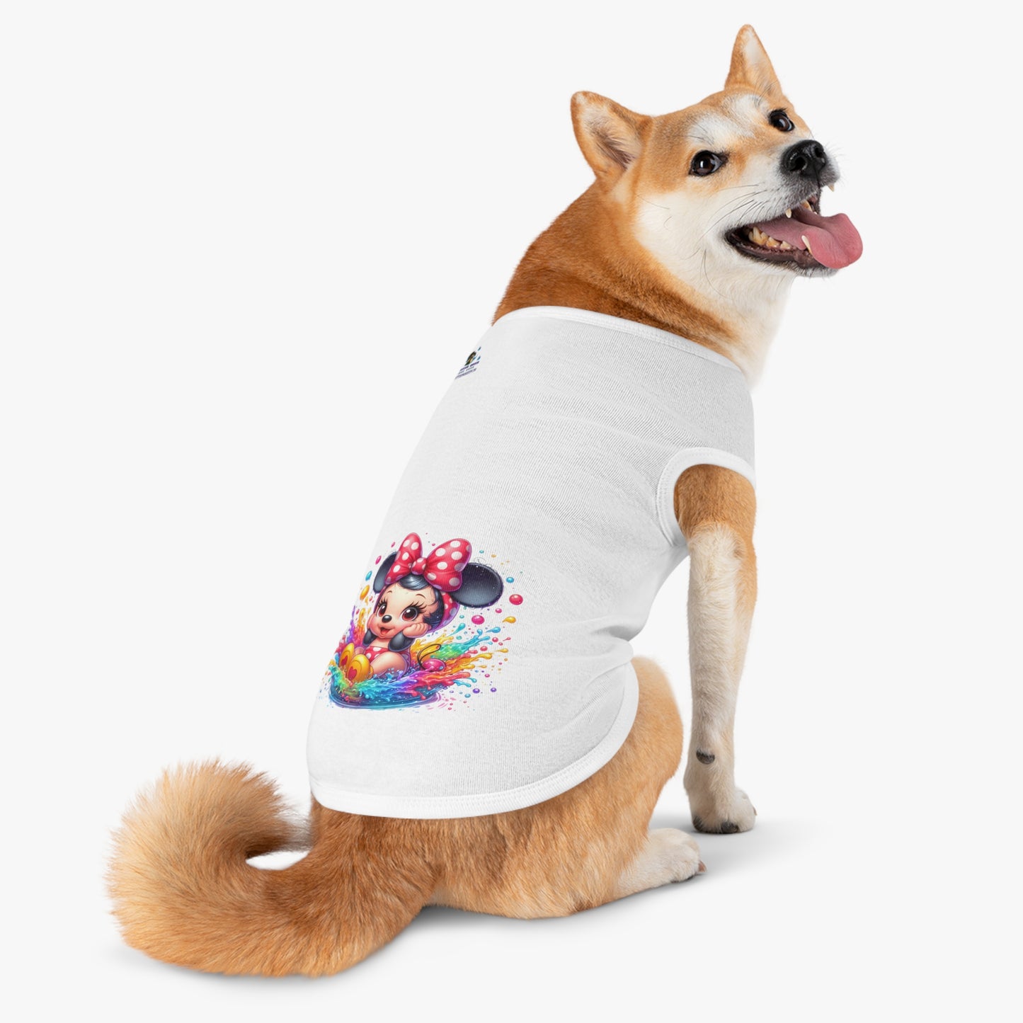 Baby Minnie-Mouse Splash Pet Tank Top