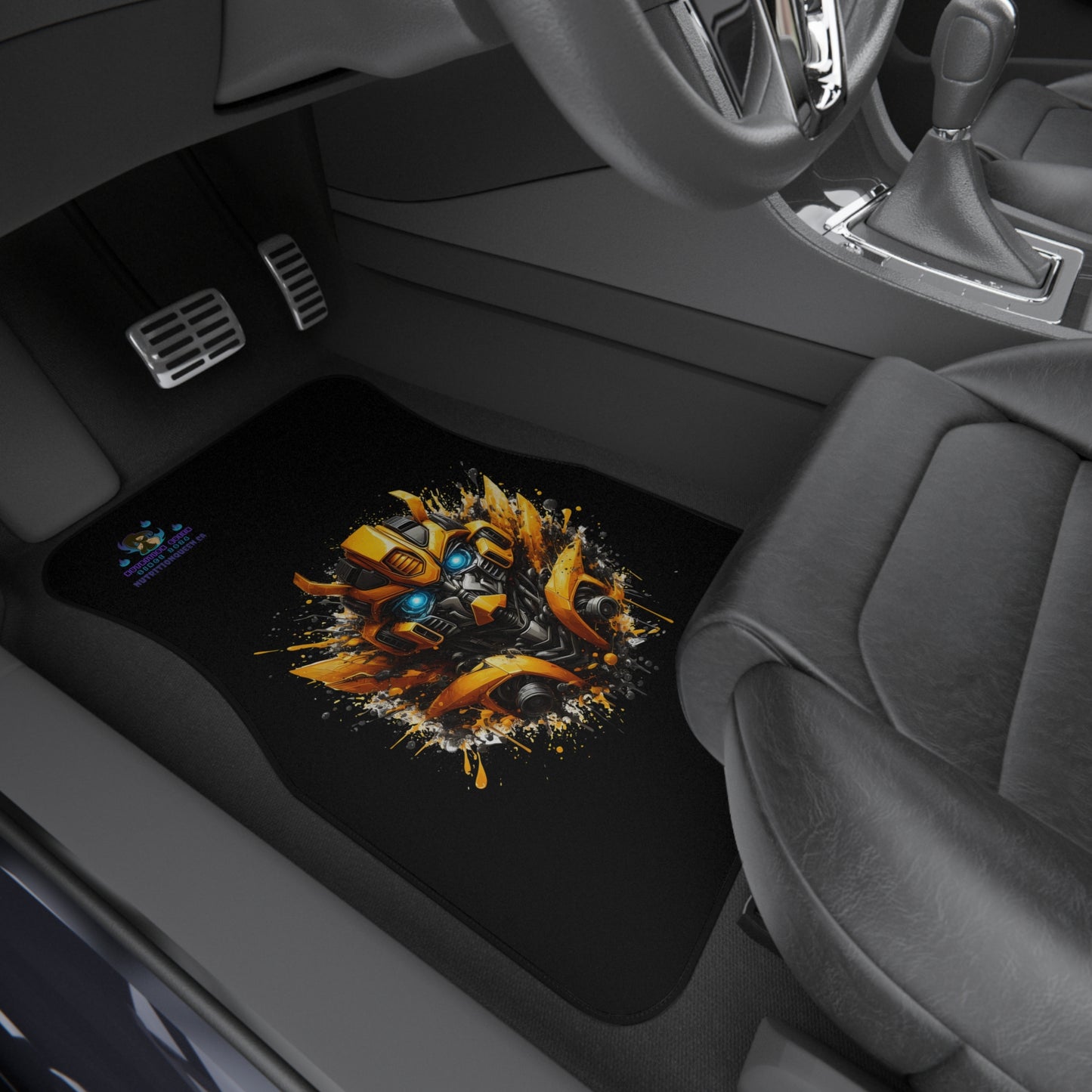 Bumblebee Blast Car Floor Mats