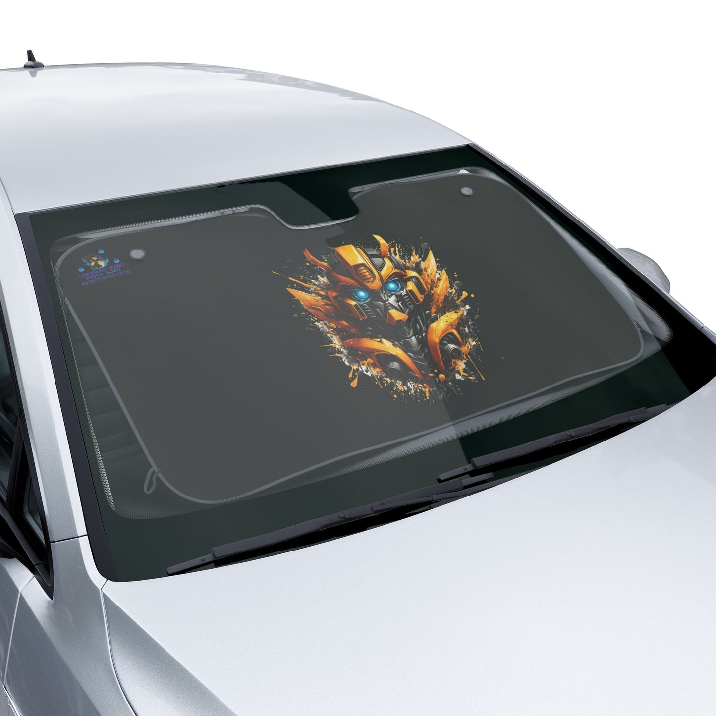 Bumblebee Blast Car Sun Shade