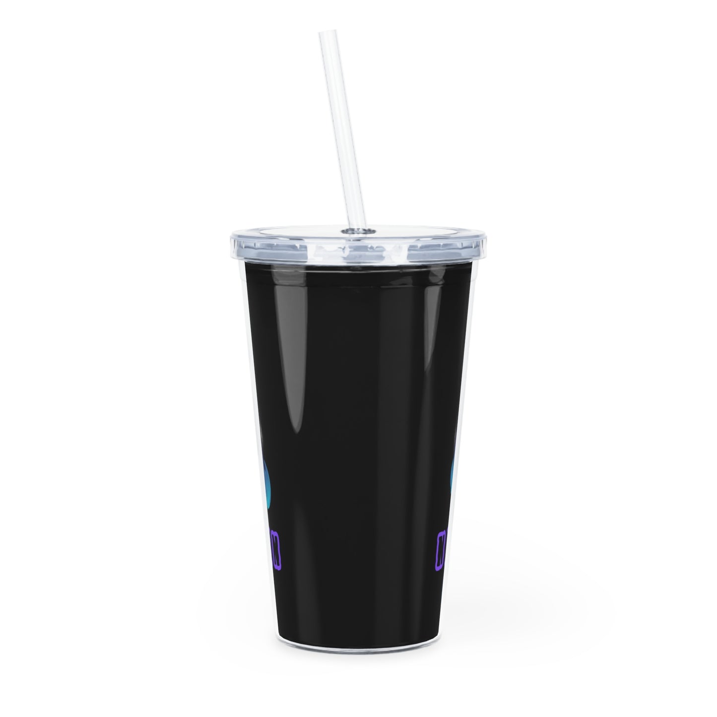 Nutrition Queen Plastic Tumbler with Straw