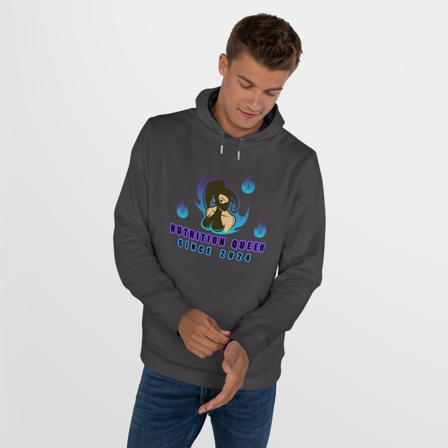 Nutrition Queen Unisex King Hooded Sweatshirt