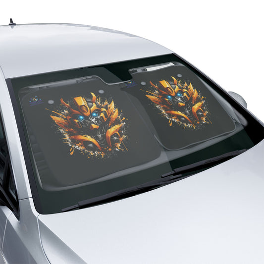 Bumblebee Blast Car Sun Shade