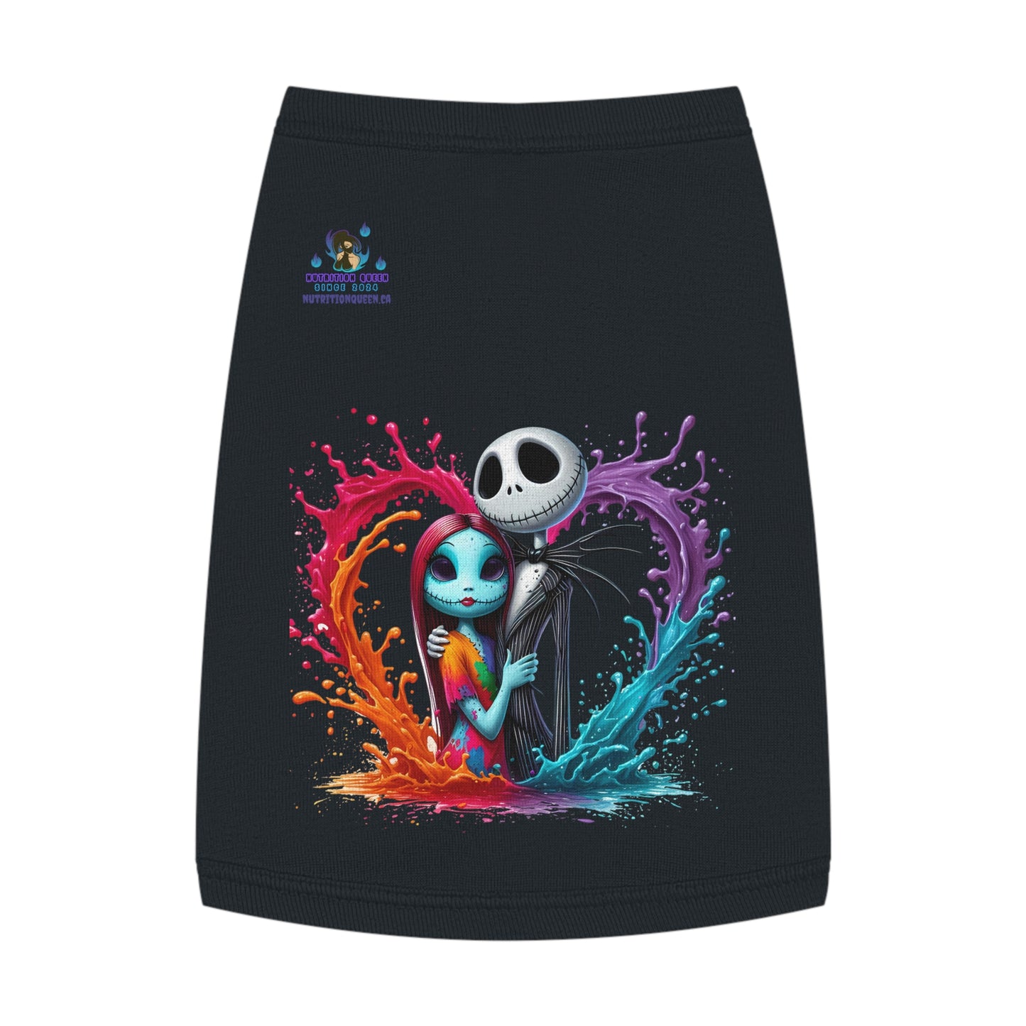 Colorful Love Jack & Sally Pet Tank Top