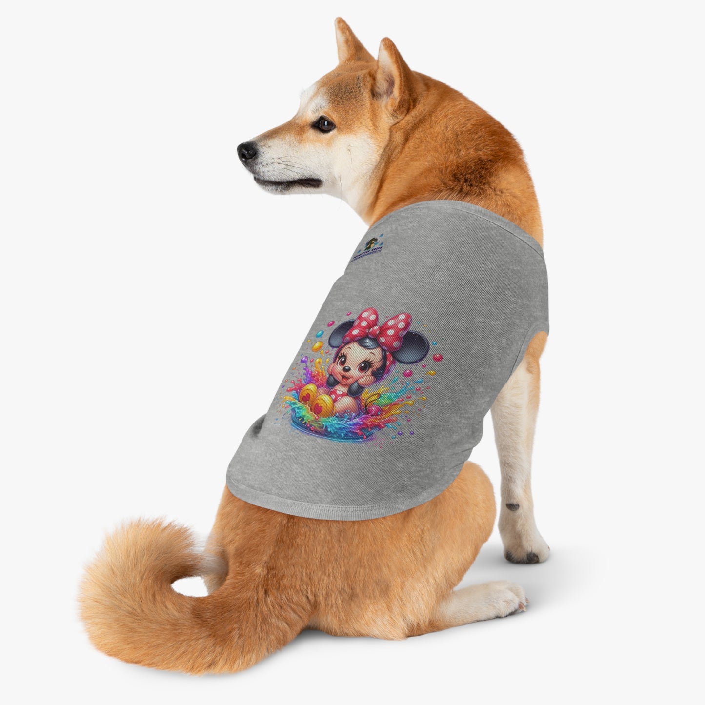 Baby Minnie-Mouse Splash Pet Tank Top