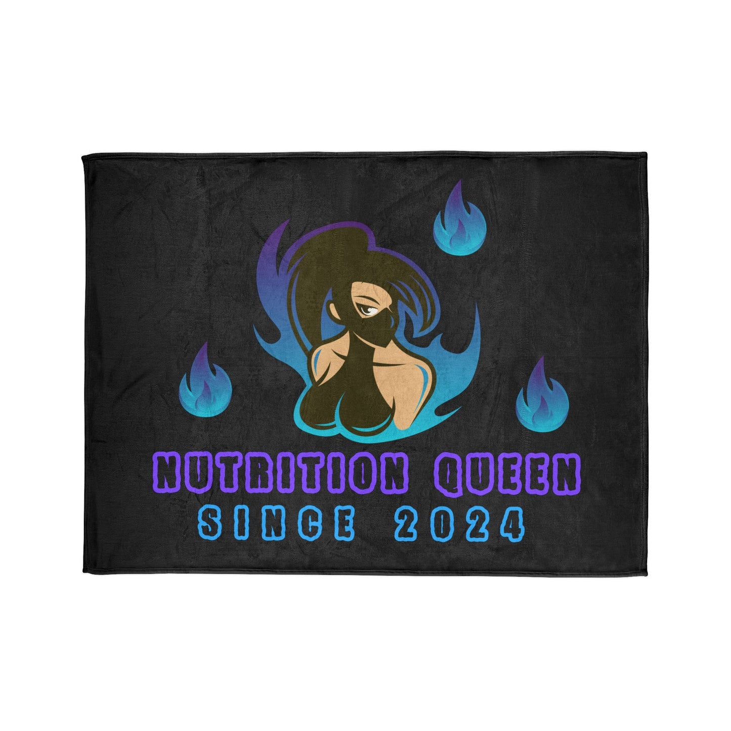 Nutrition Queen Soft Polyester Blanket