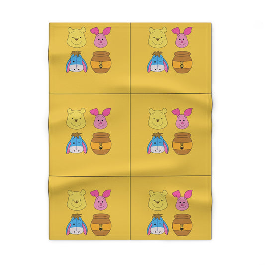 Nutrition Queen Whinnie the Pooh Soft Fleece Baby Blanket