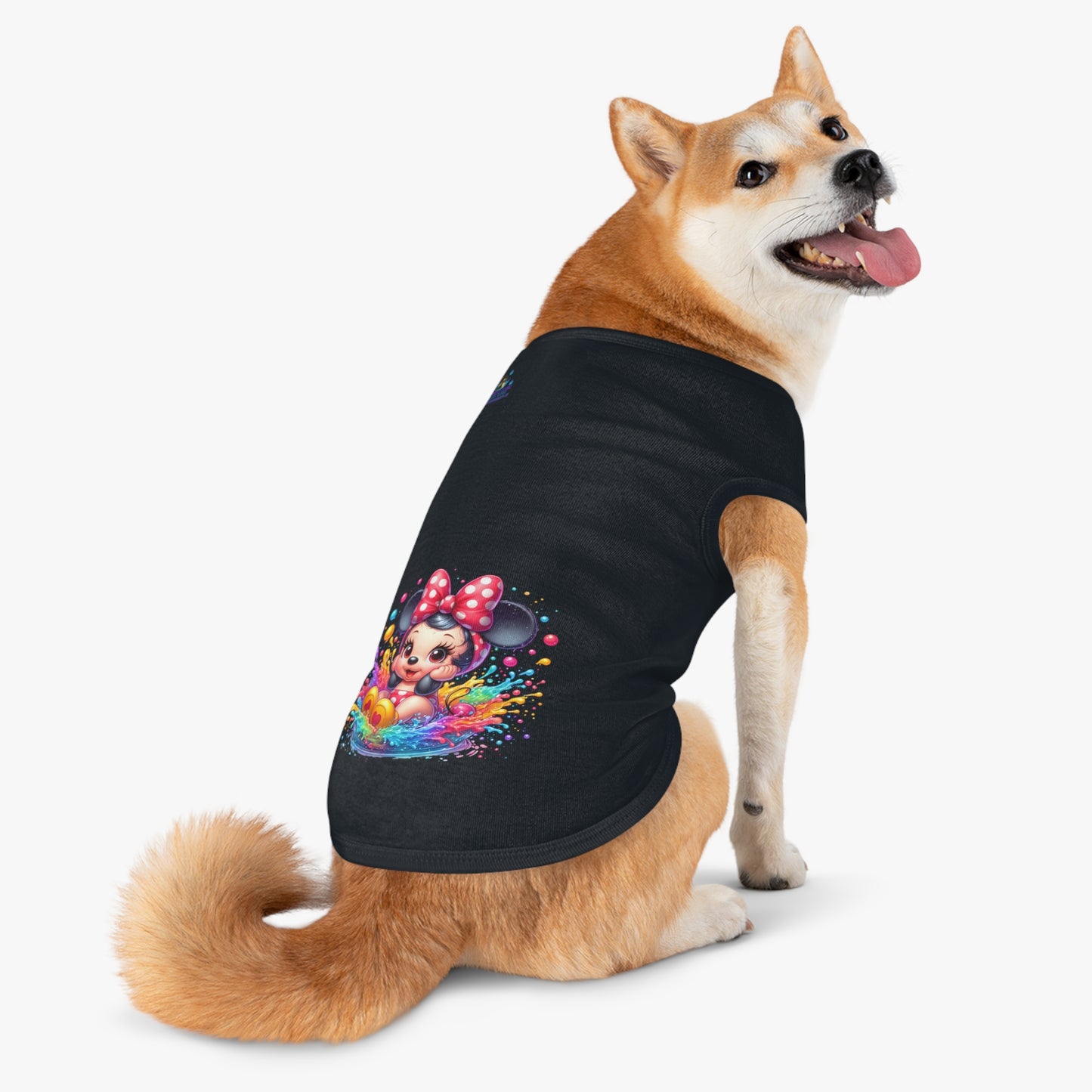 Baby Minnie-Mouse Splash Pet Tank Top
