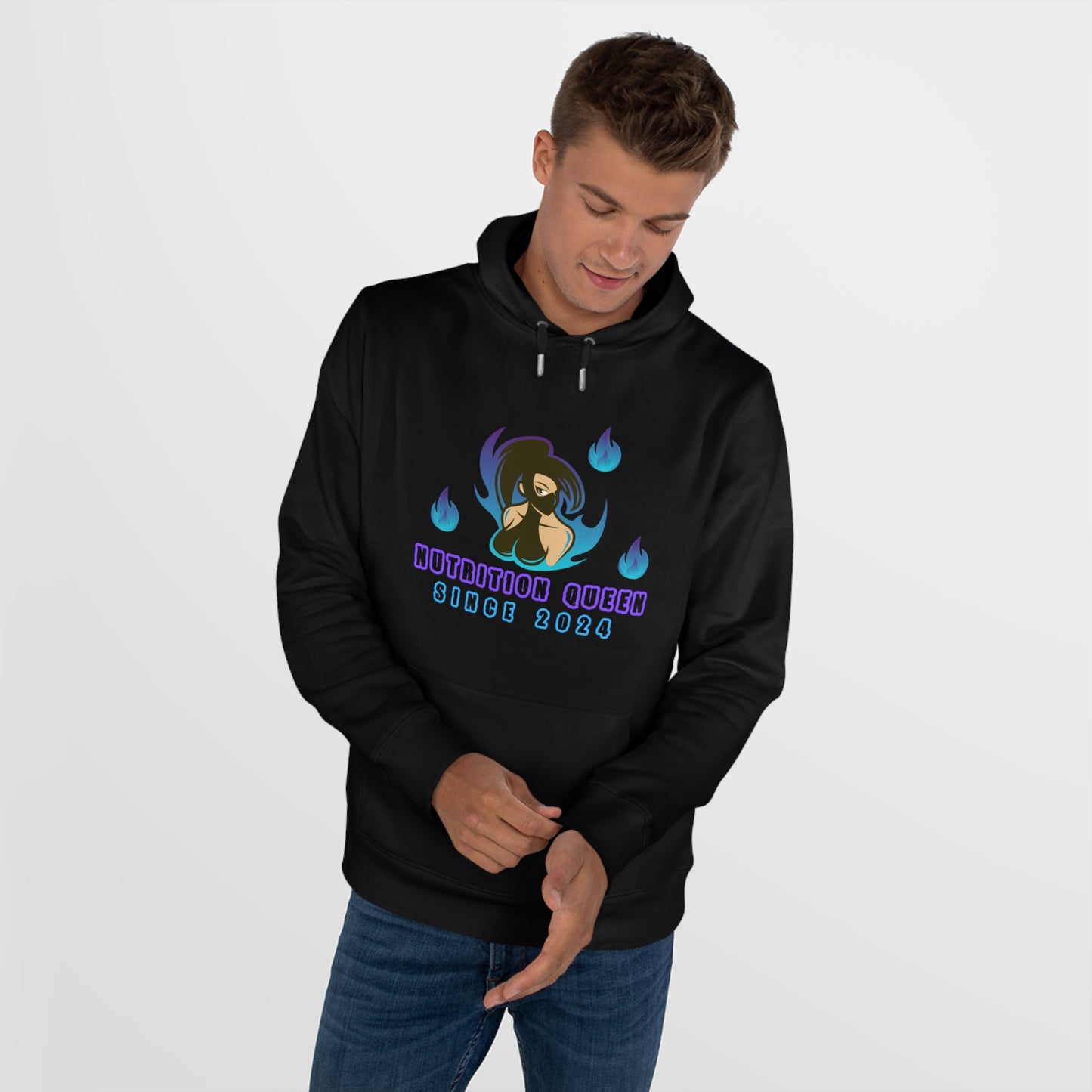 Nutrition Queen Unisex King Hooded Sweatshirt