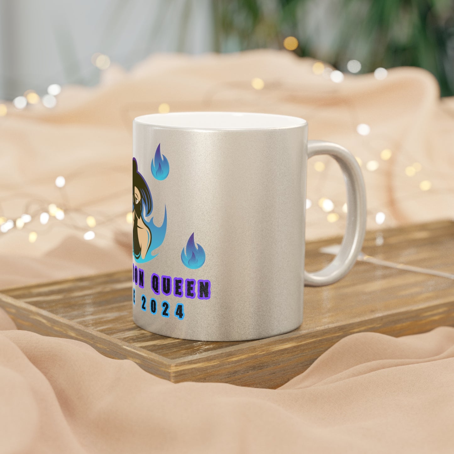 Nutrition Queen Metallic Mug