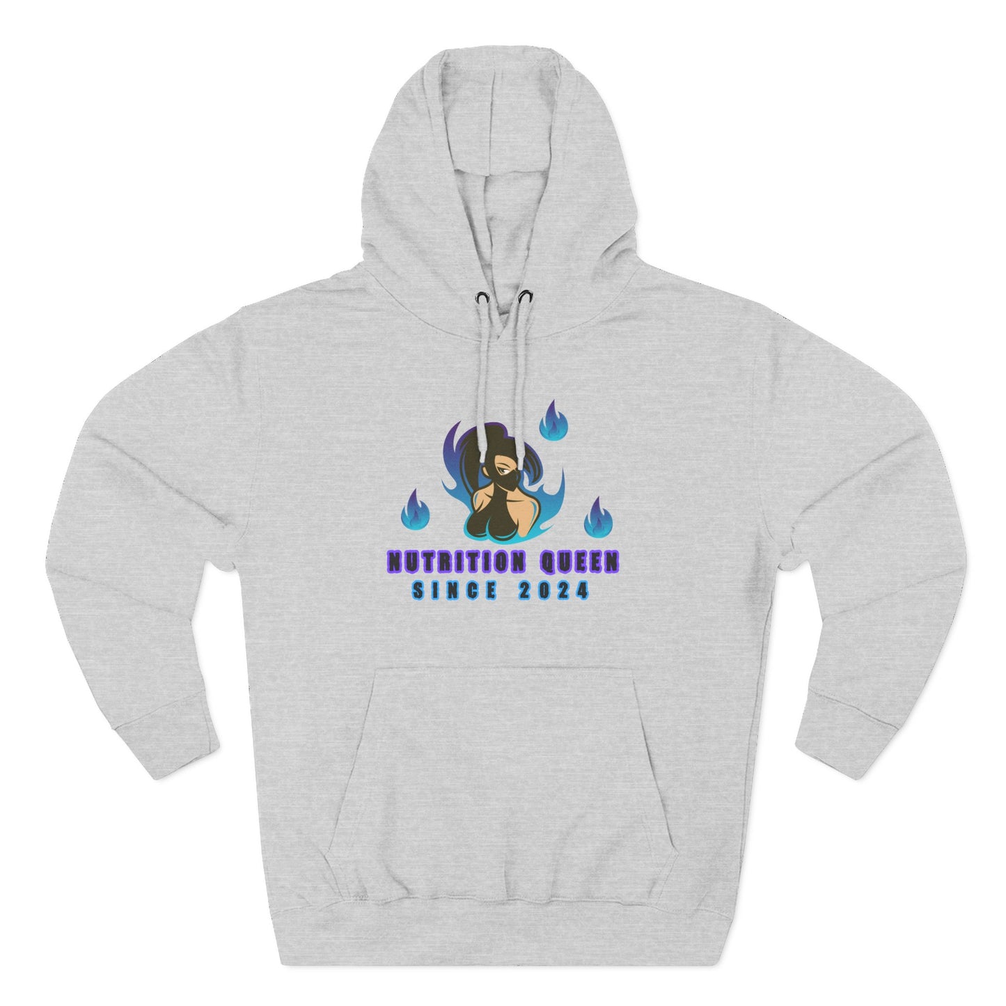 Three-Panel Fleece Hoodie
