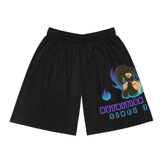 Nutrition Queen Basketball Shorts (AOP)