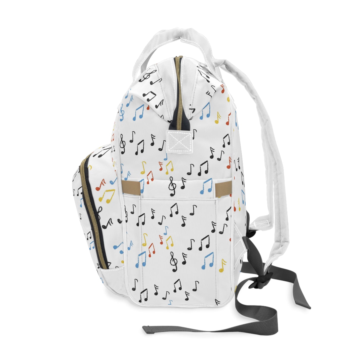 Nutrition Queen Music Notes Diaper Backpack
