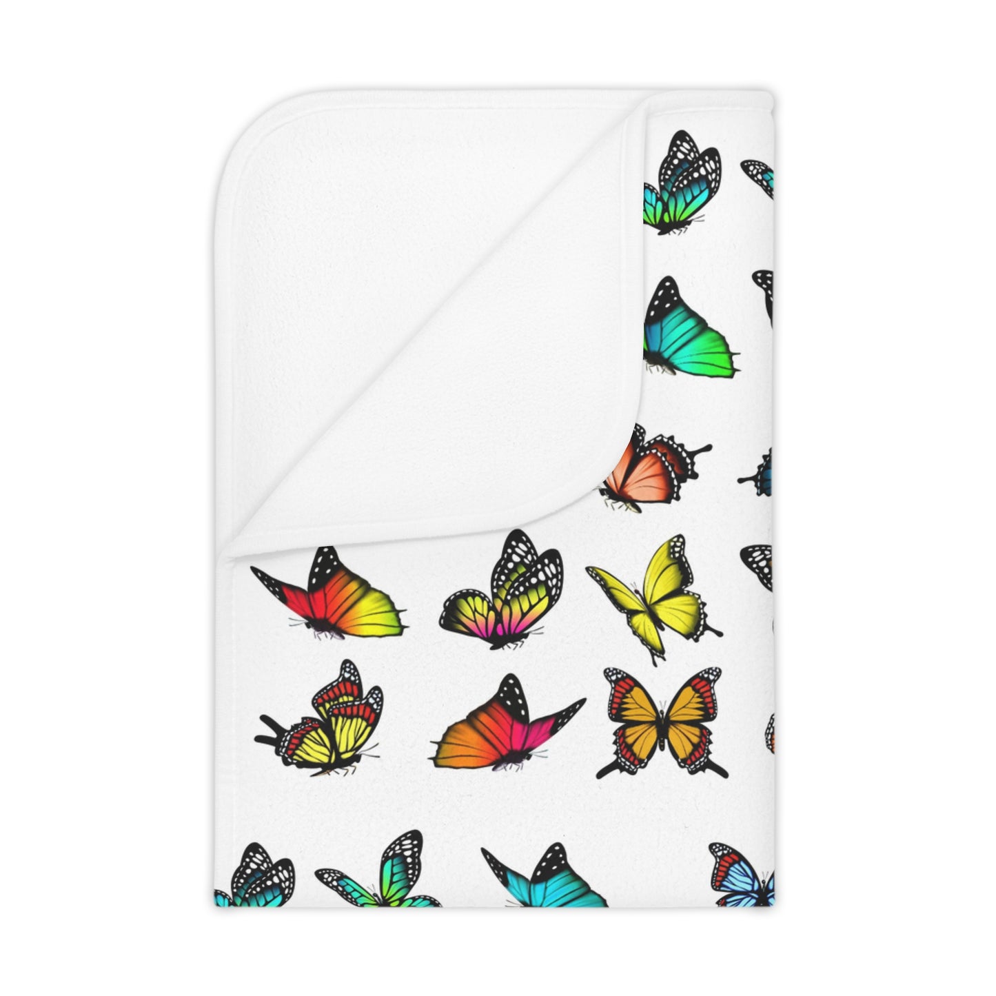 Nutrition Queen Butterflies Toddler Blanket