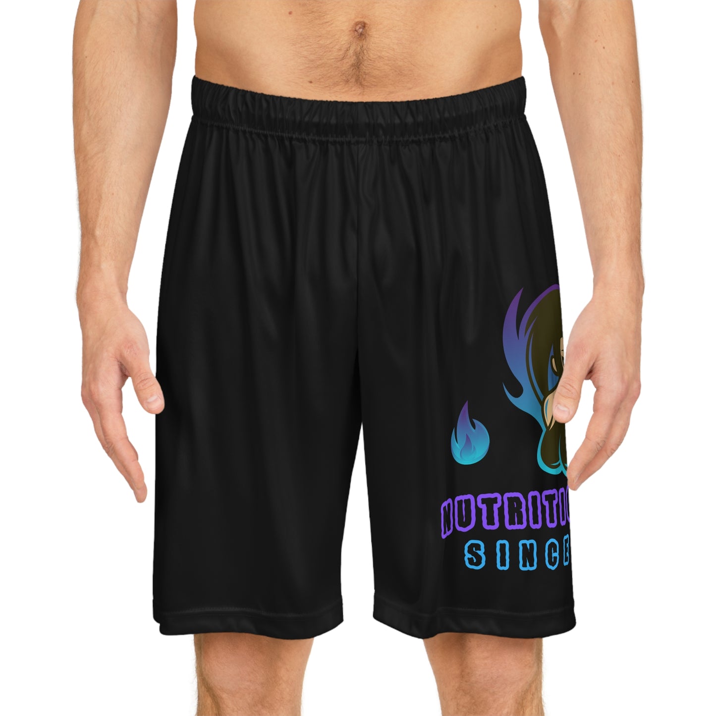 Nutrition Queen Basketball Shorts (AOP)