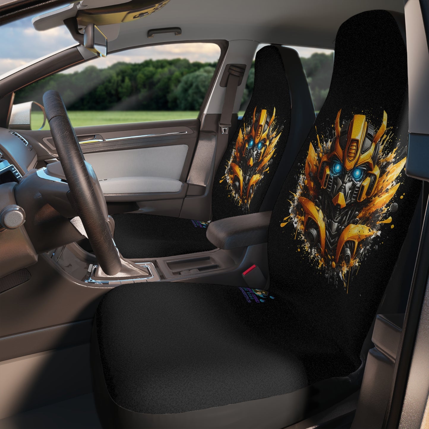 Bumblebee Blast Car Seat Covers