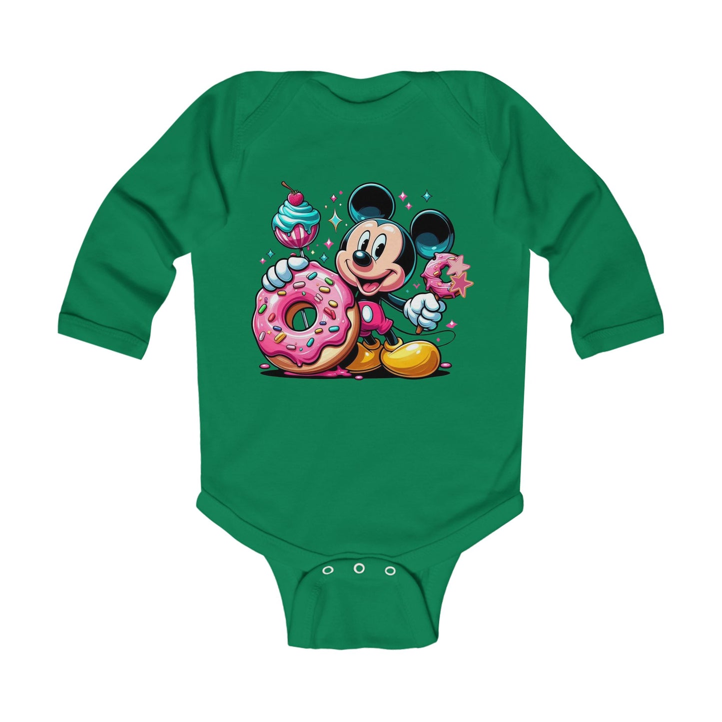 Oh, Sweet Mickey Infant Long Sleeve Onesie
