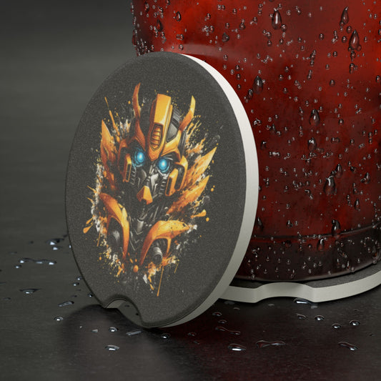 Bumblebee Blast Soapstone Car Coaster