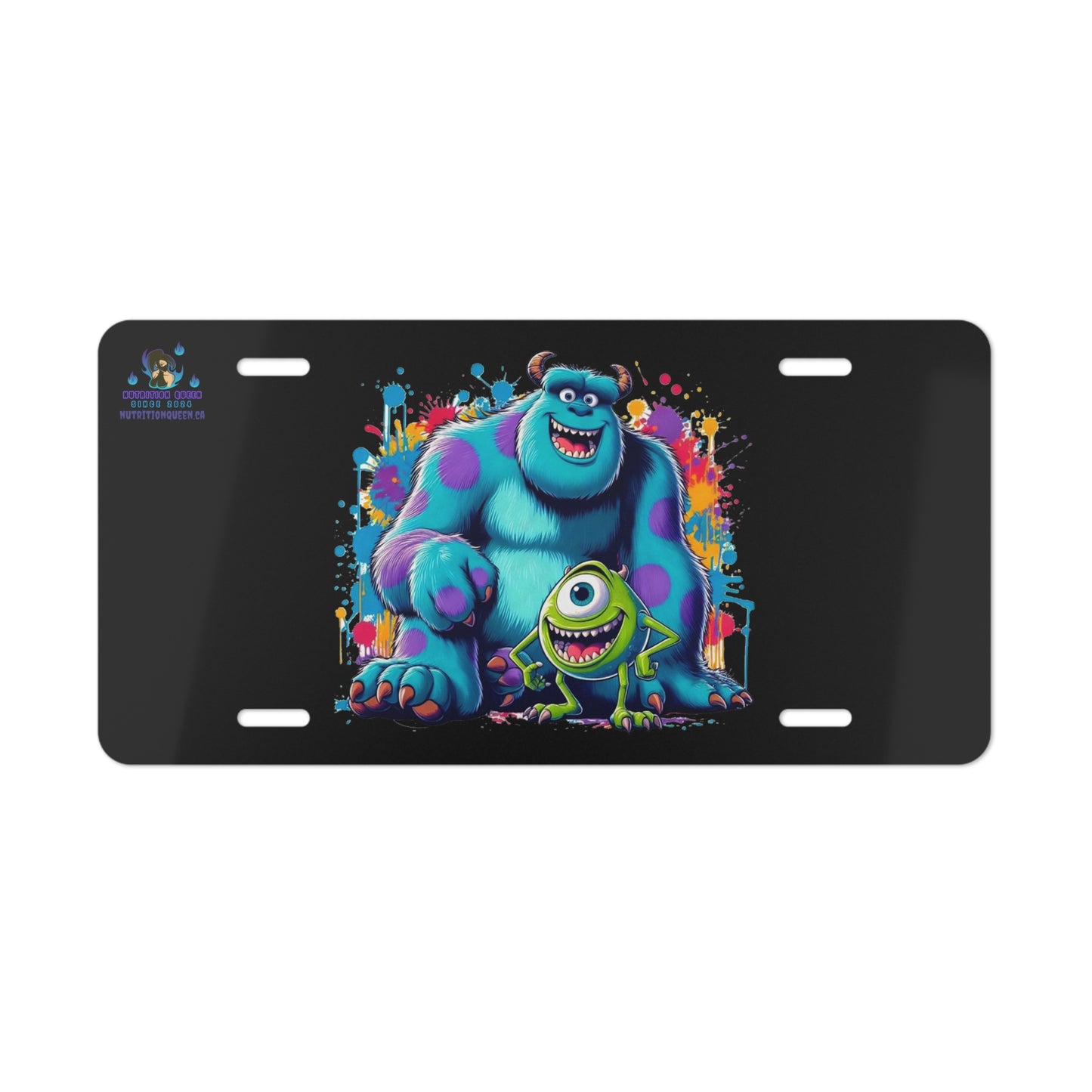 Sulley & Mike Color Splash Vanity Plate