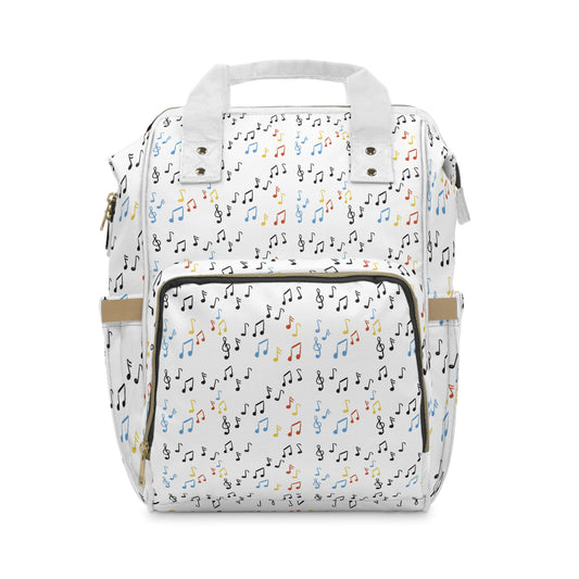 Nutrition Queen Music Notes Diaper Backpack