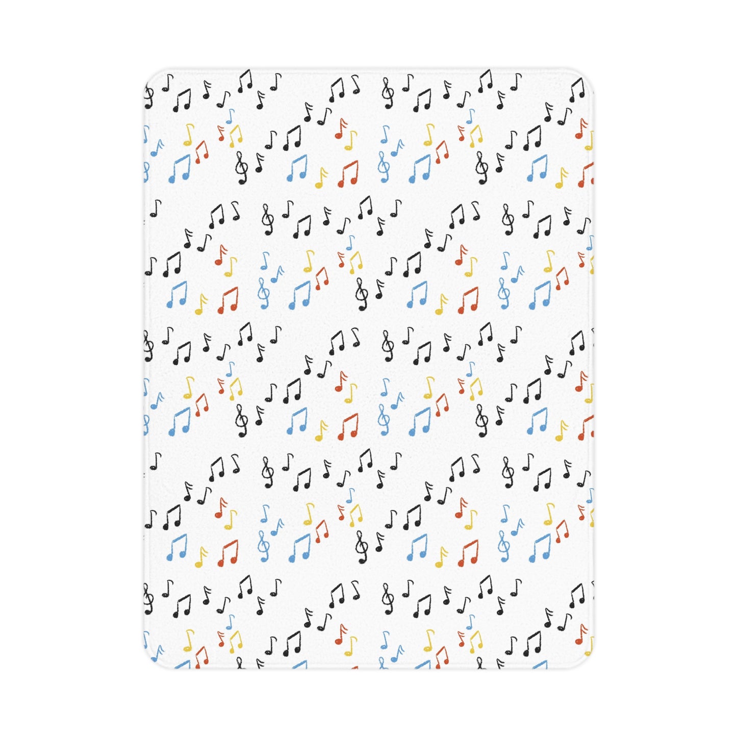Nutrition Queen Music Notes Toddler Blanket