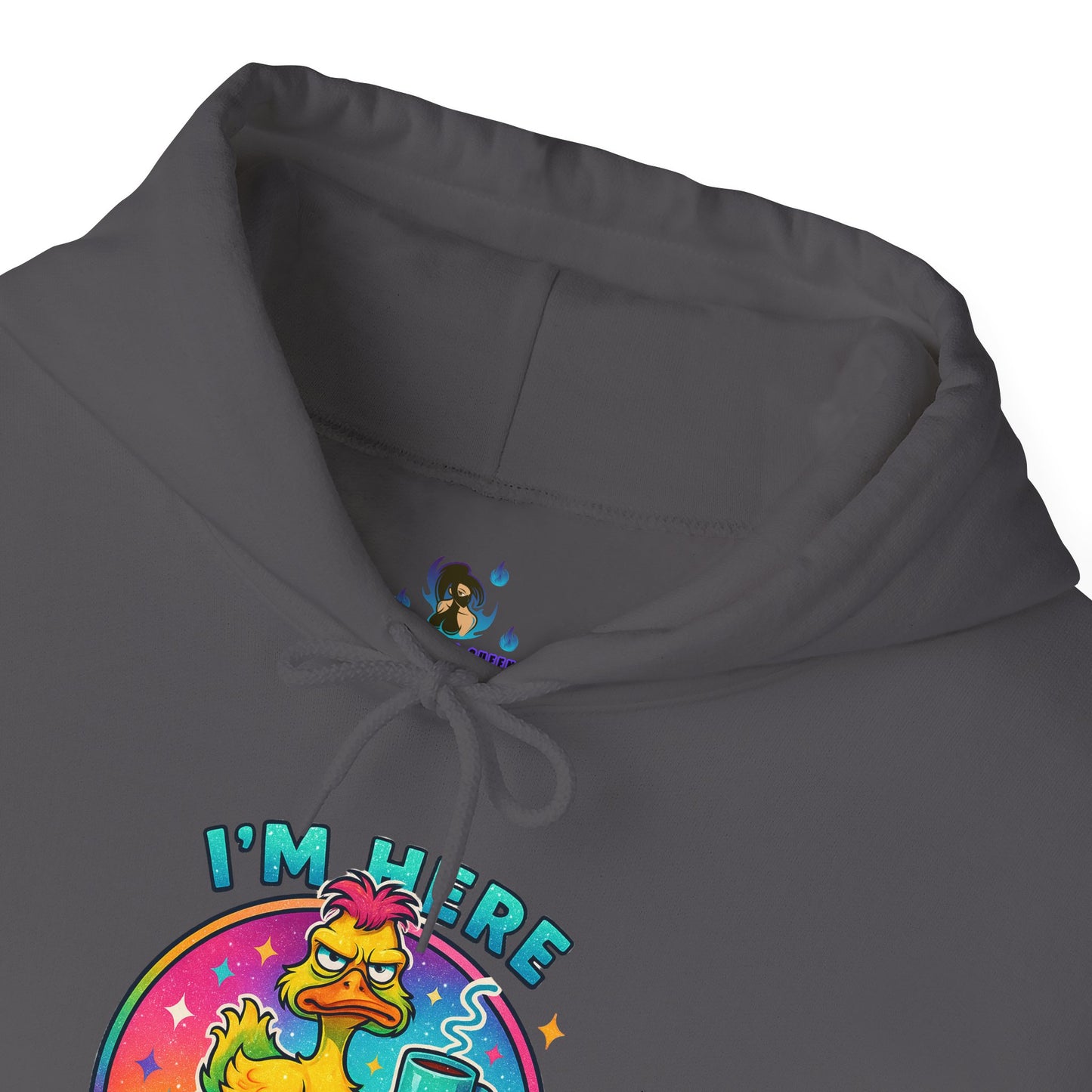 'I'm Here, I'm Awakened' Sarcastic Hoodie
