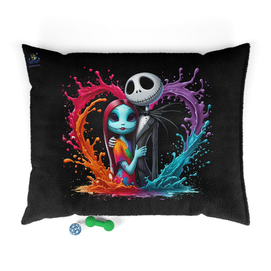 Colorful Love Jack & Sally Pet Bed
