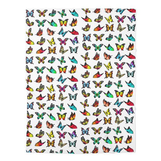 Nutrition Queen Butterflies Baby Swaddle Blanket