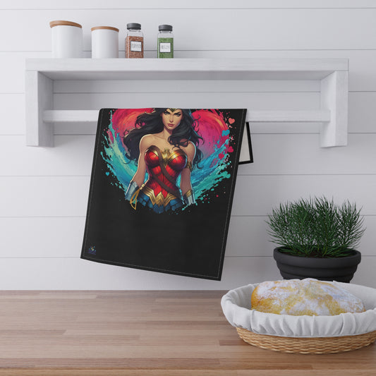 Wonder Woman Splash Tea Towel