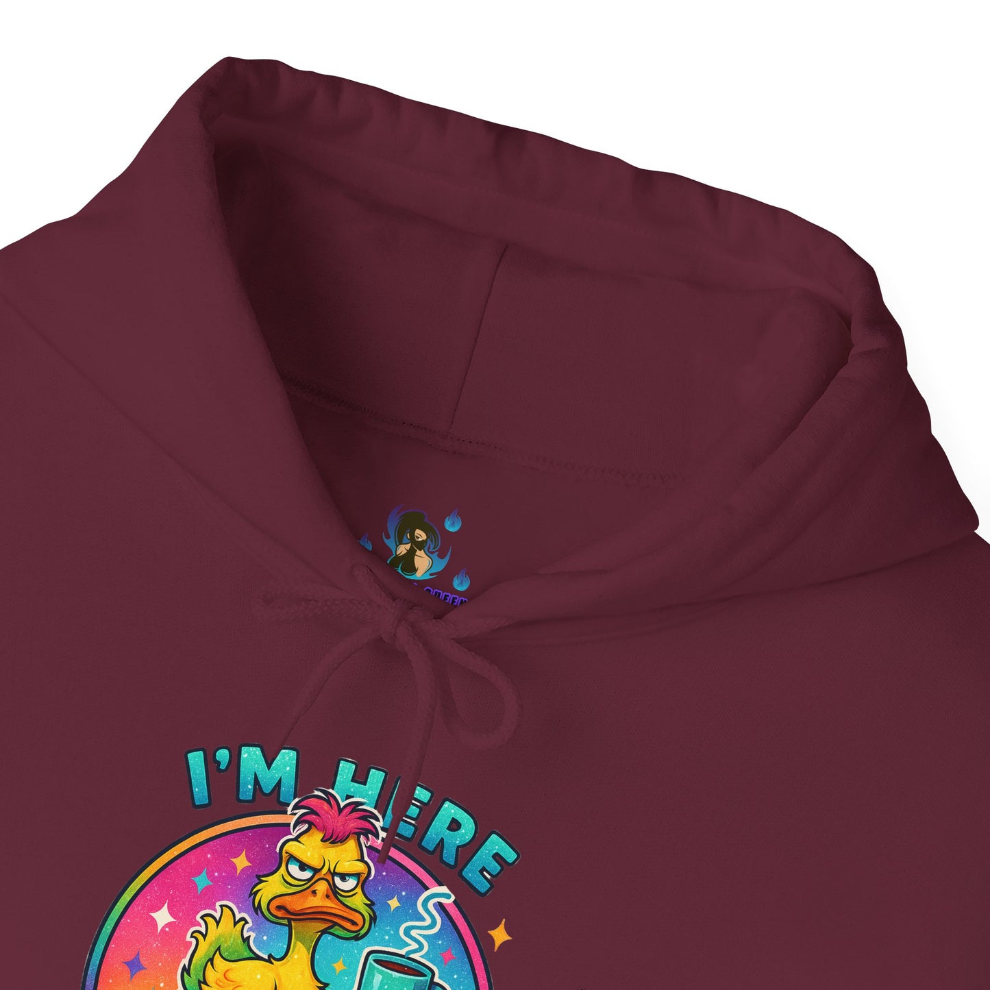 'I'm Here, I'm Awakened' Sarcastic Hoodie
