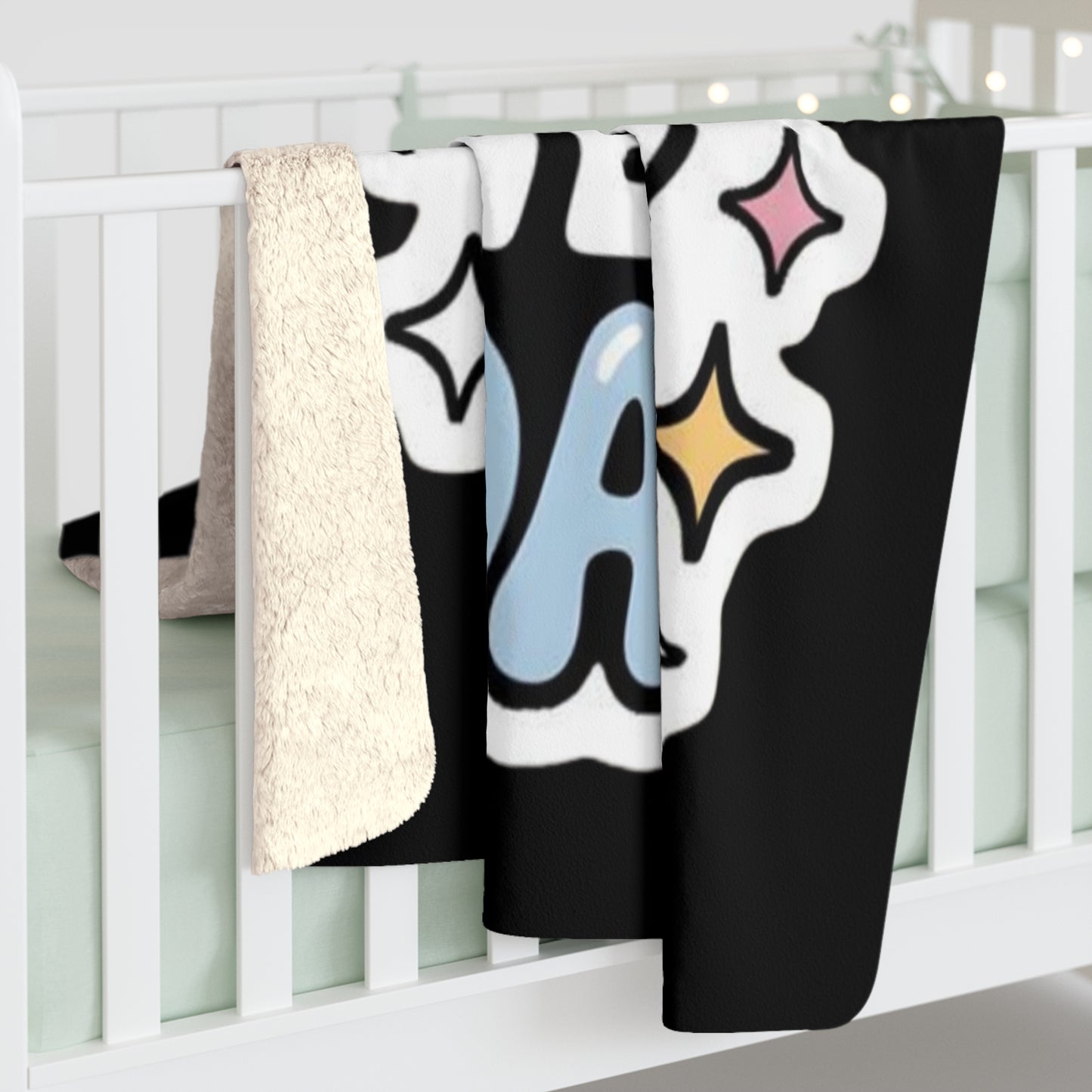 Shine Bright Every Day Inspiring Sherpa Blanket