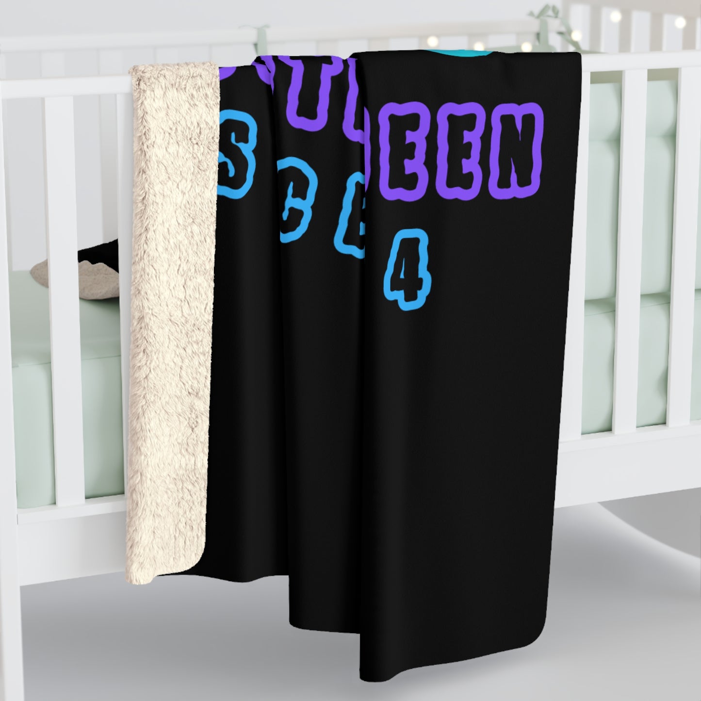 Nutrition Queen Sherpa Fleece Blanket