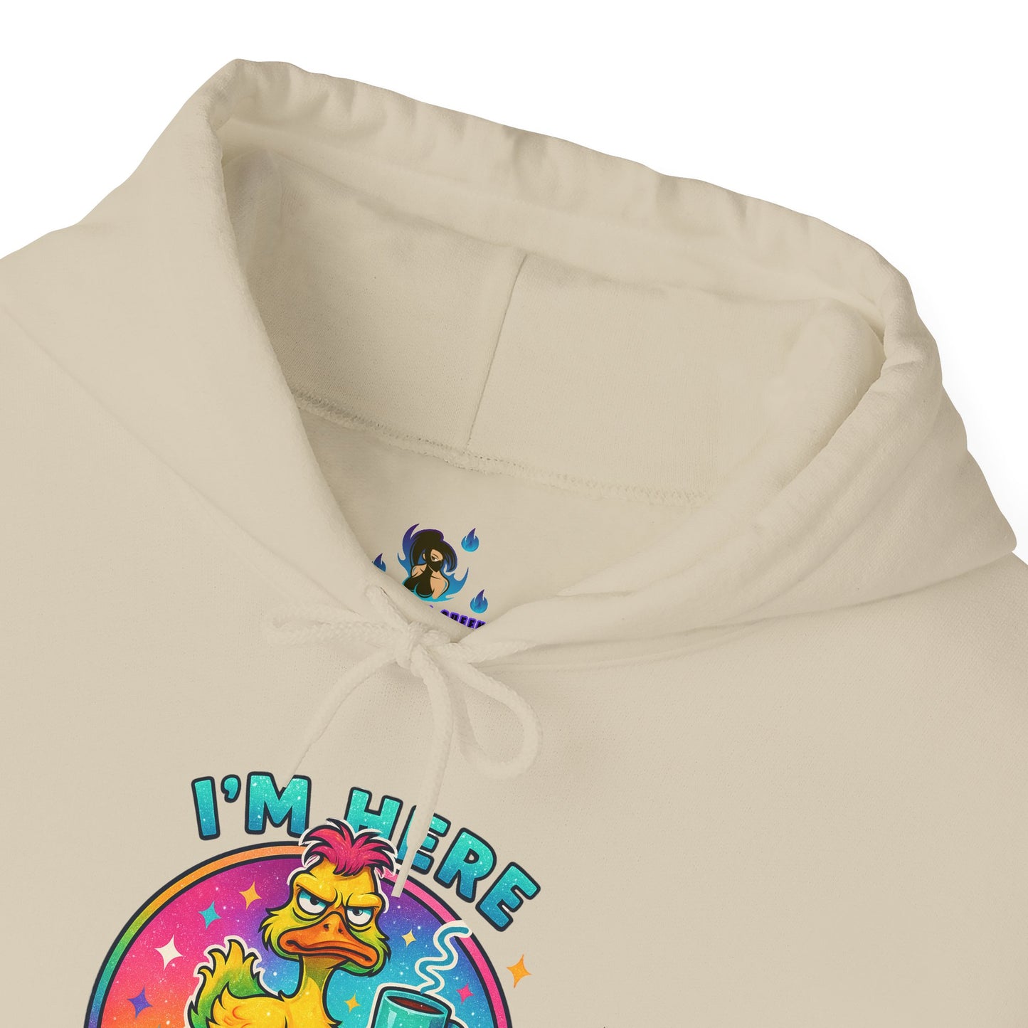 'I'm Here, I'm Awakened' Sarcastic Hoodie