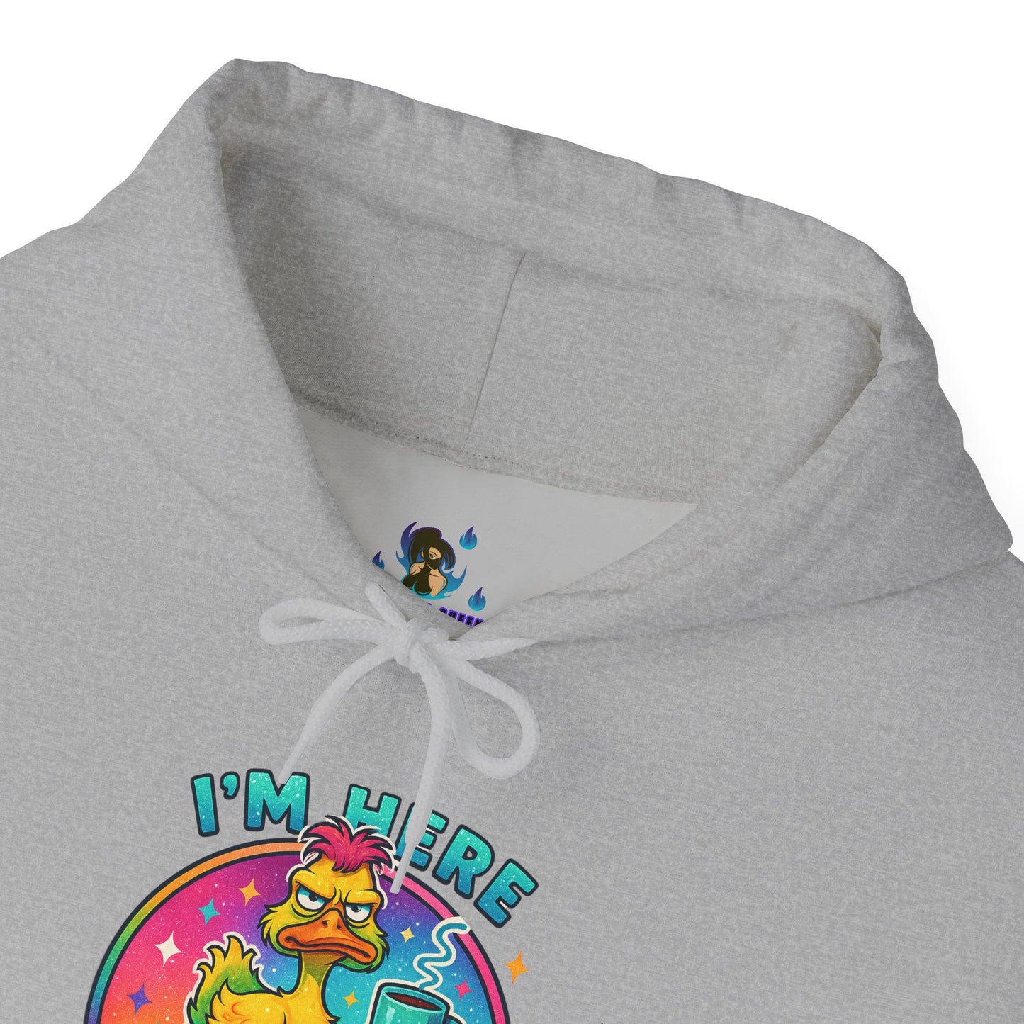 'I'm Here, I'm Awakened' Sarcastic Hoodie