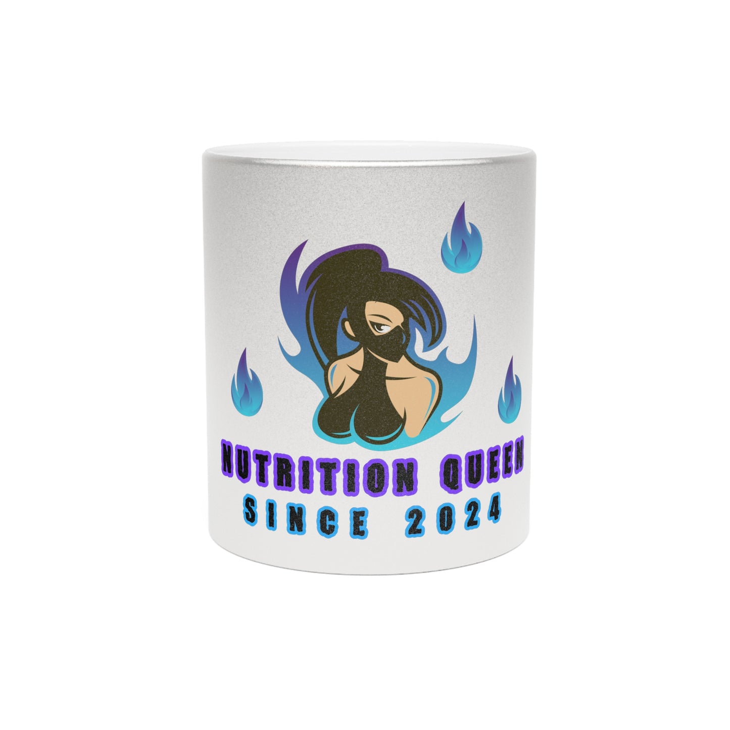 Nutrition Queen Metallic Mug