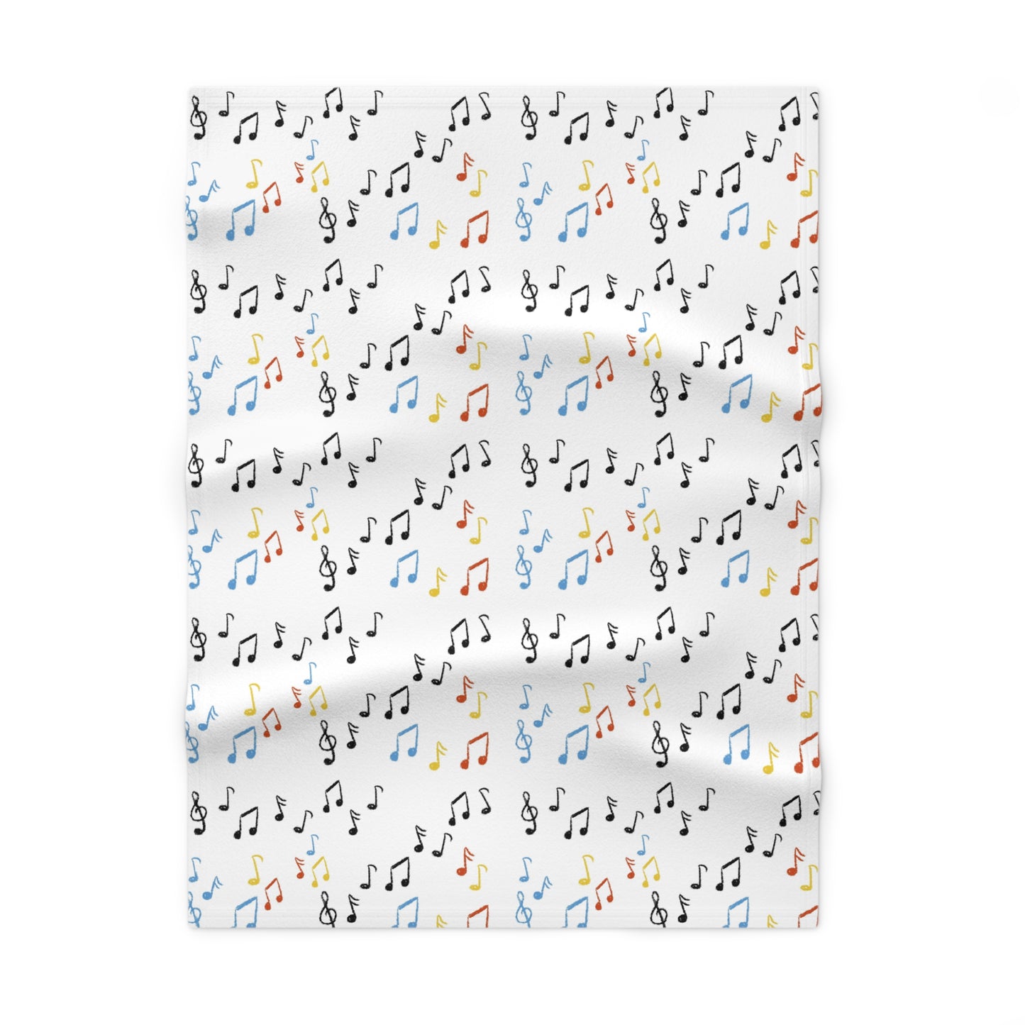 Nutrition Queen Music Notes Soft Fleece Baby Blanket