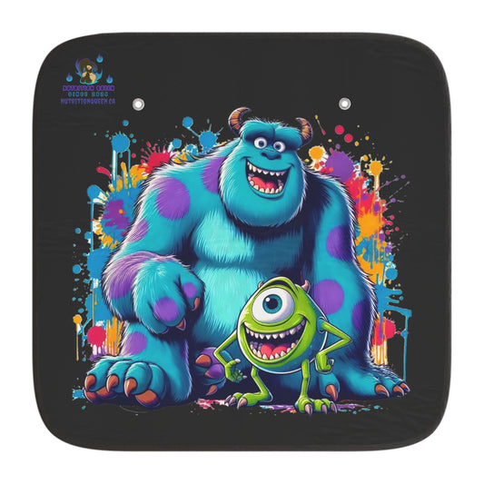 Sulley & Mike Color Splash Car Sun Shade