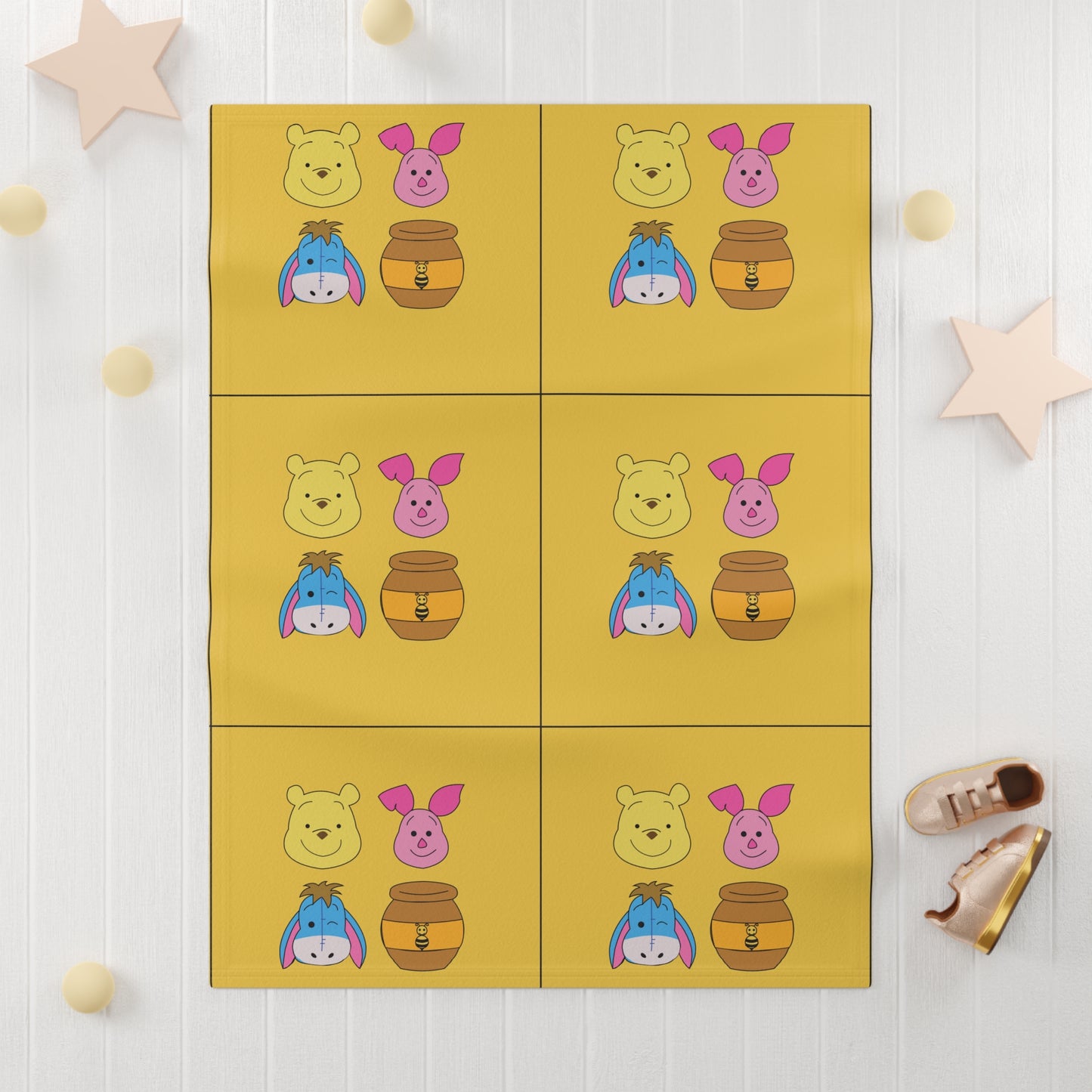 Nutrition Queen Whinnie the Pooh Soft Fleece Baby Blanket