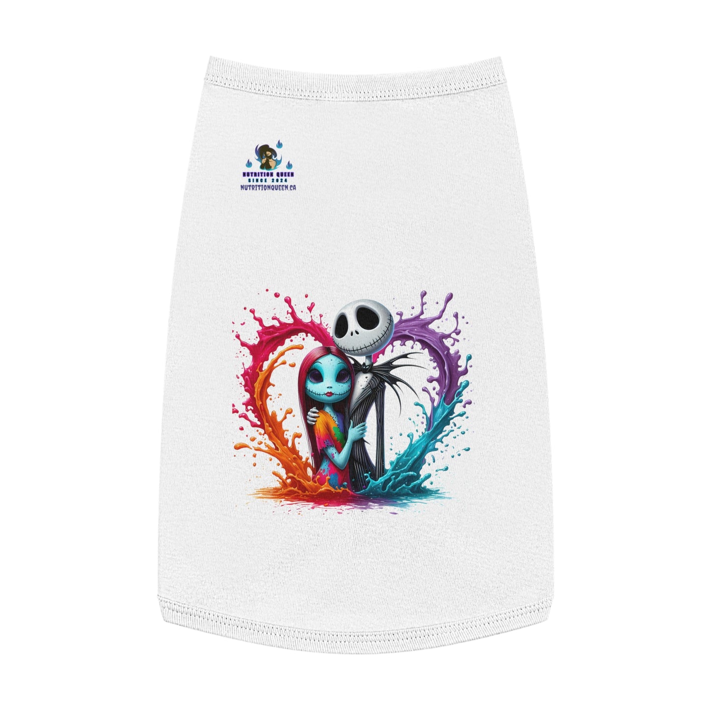 Colorful Love Jack & Sally Pet Tank Top