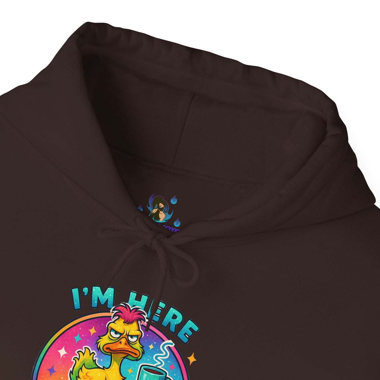 'I'm Here, I'm Awakened' Sarcastic Hoodie