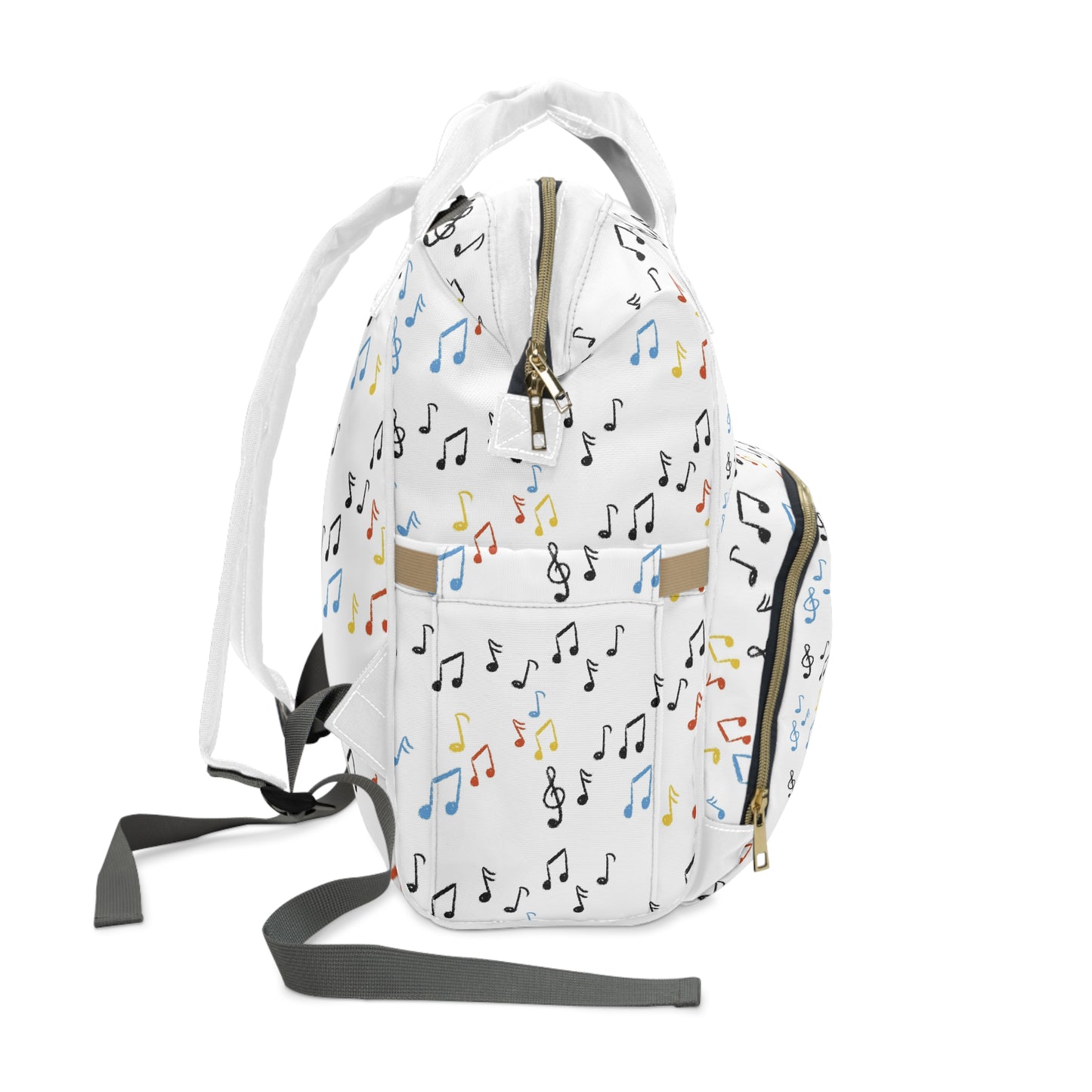 Nutrition Queen Music Notes Diaper Backpack