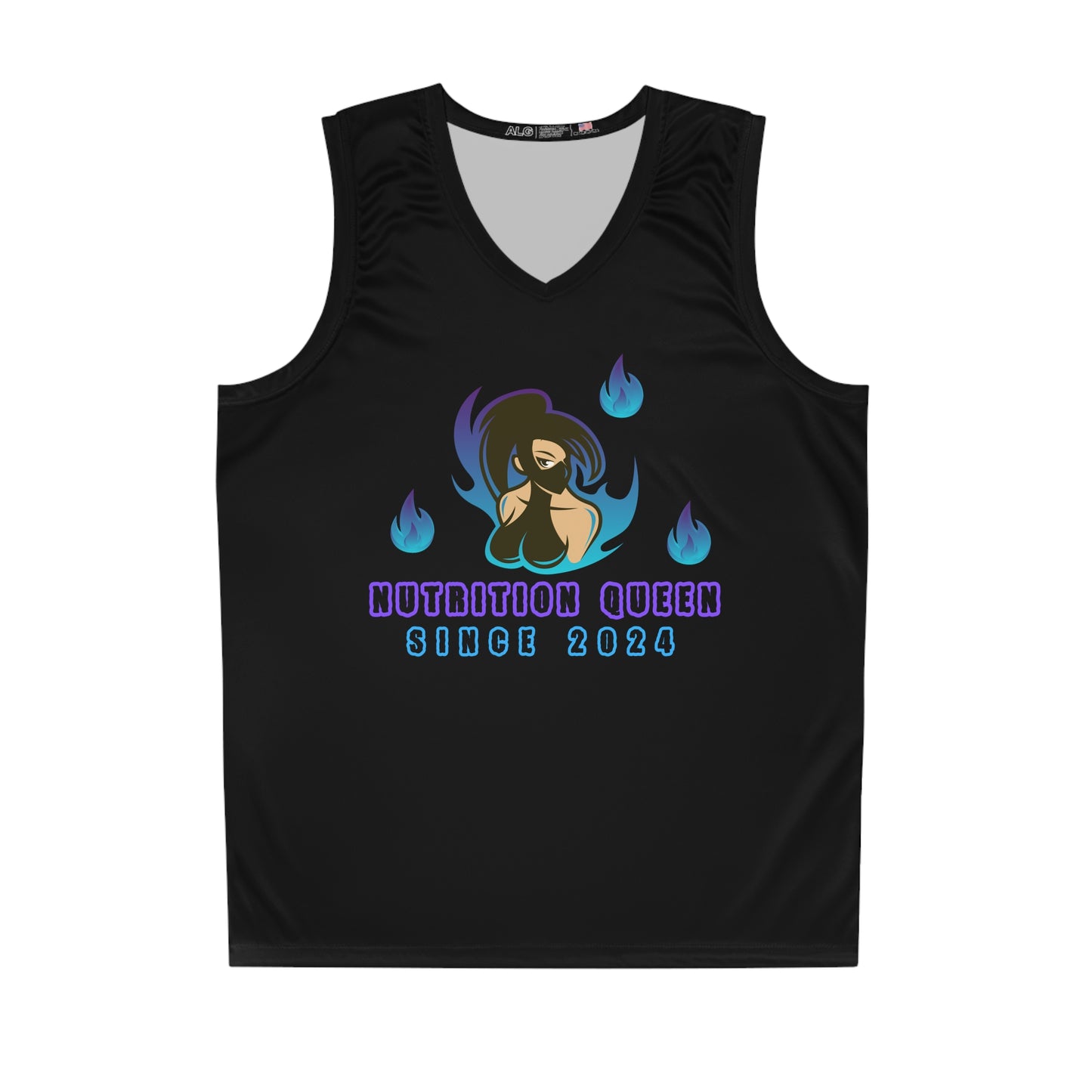 Nutrition Queen Basketball Jersey (AOP)