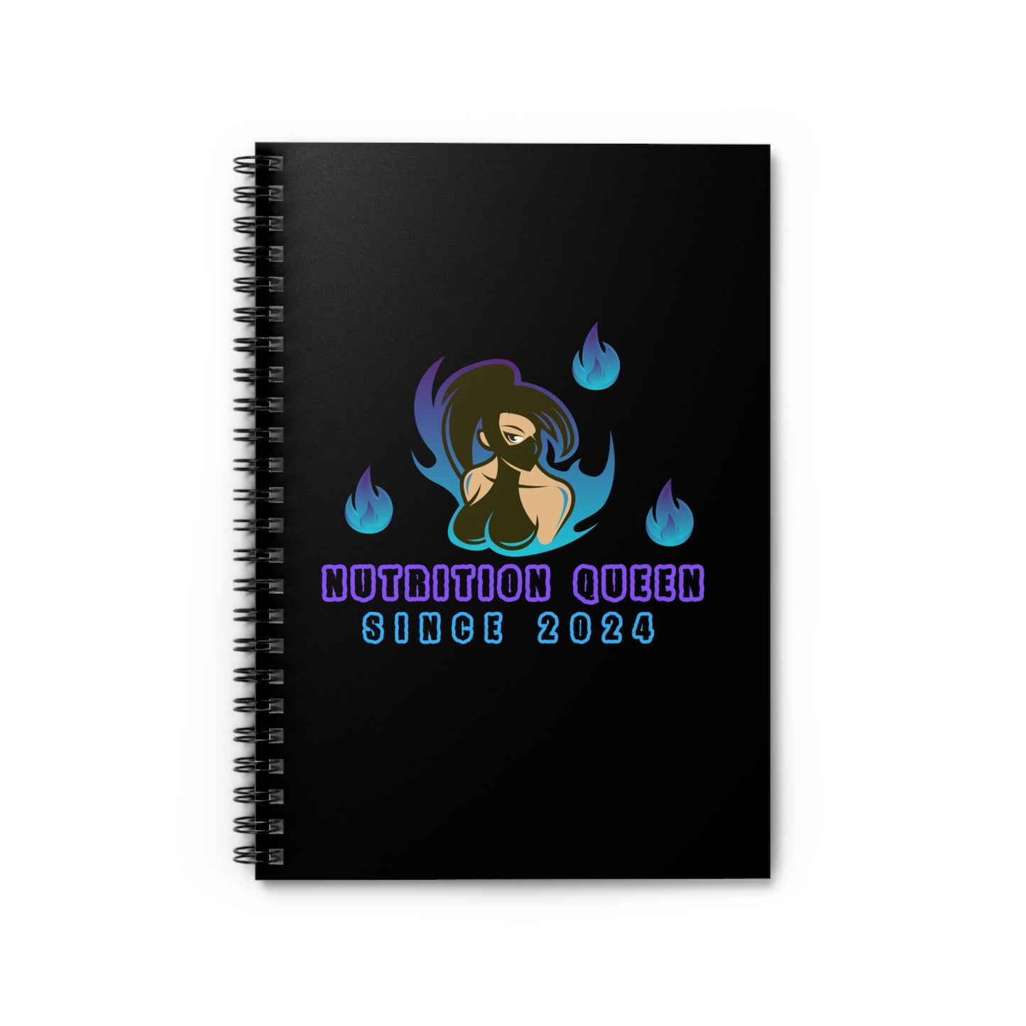 Nutrition Queen Spiral Notebook - Ruled Line