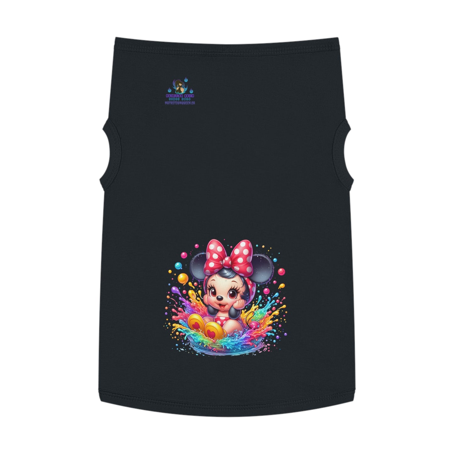 Baby Minnie-Mouse Splash Pet Tank Top