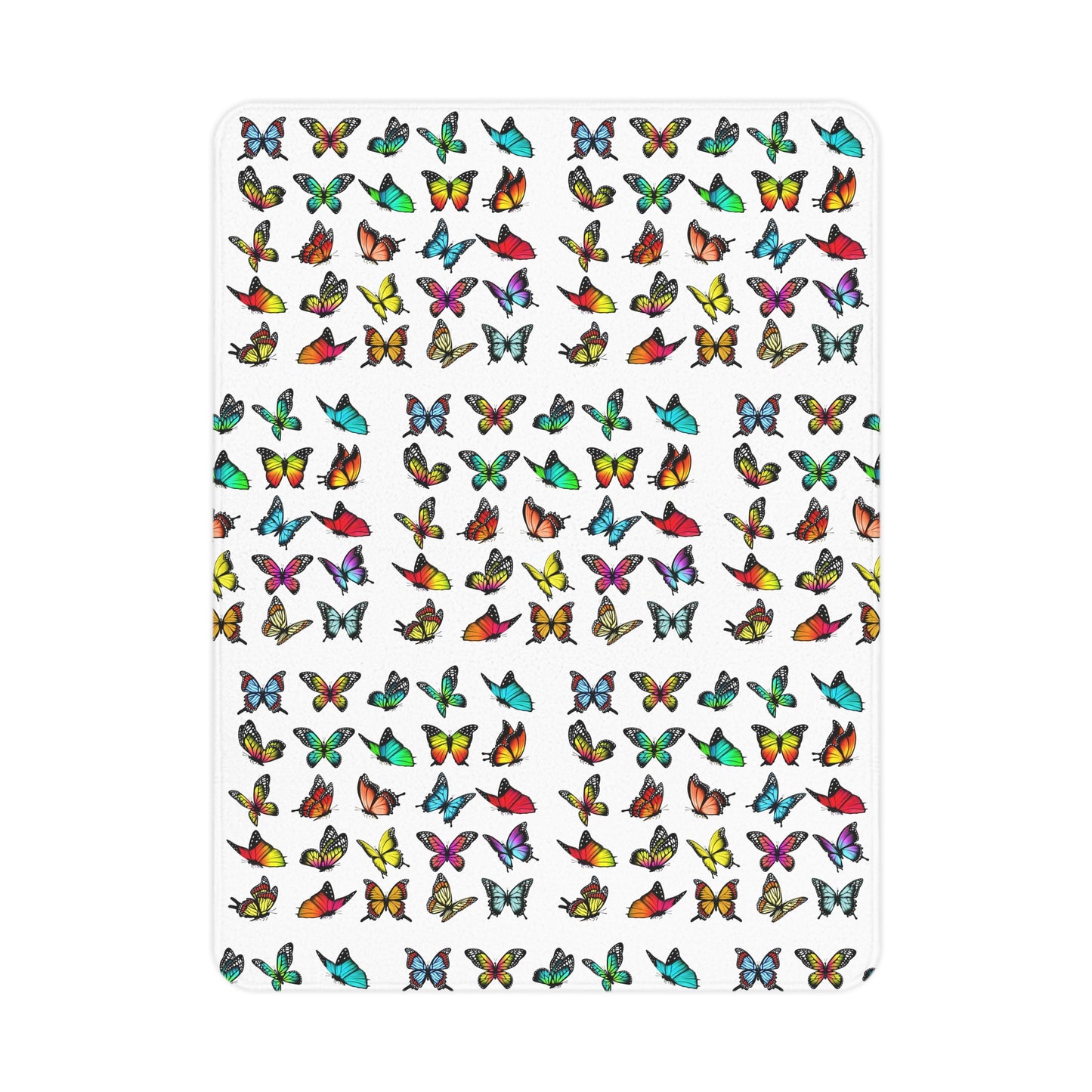 Nutrition Queen Butterflies Toddler Blanket