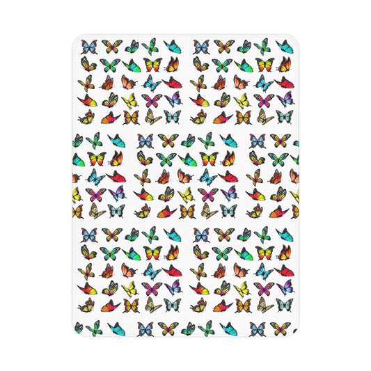 Nutrition Queen Butterflies Toddler Blanket