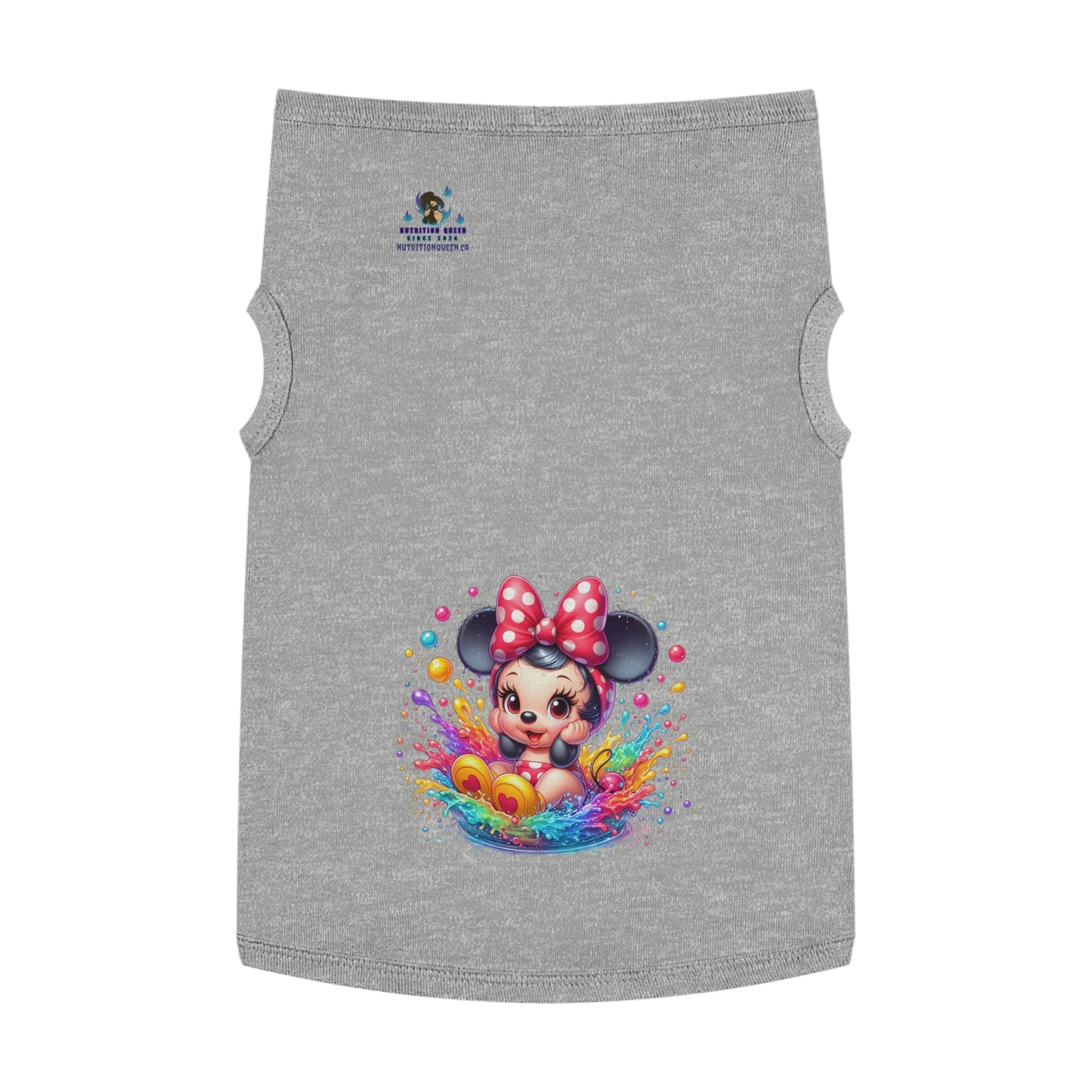 Baby Minnie-Mouse Splash Pet Tank Top