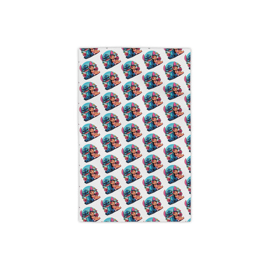 Retro Surf Lilo & Stitch Pattern Beach Towel